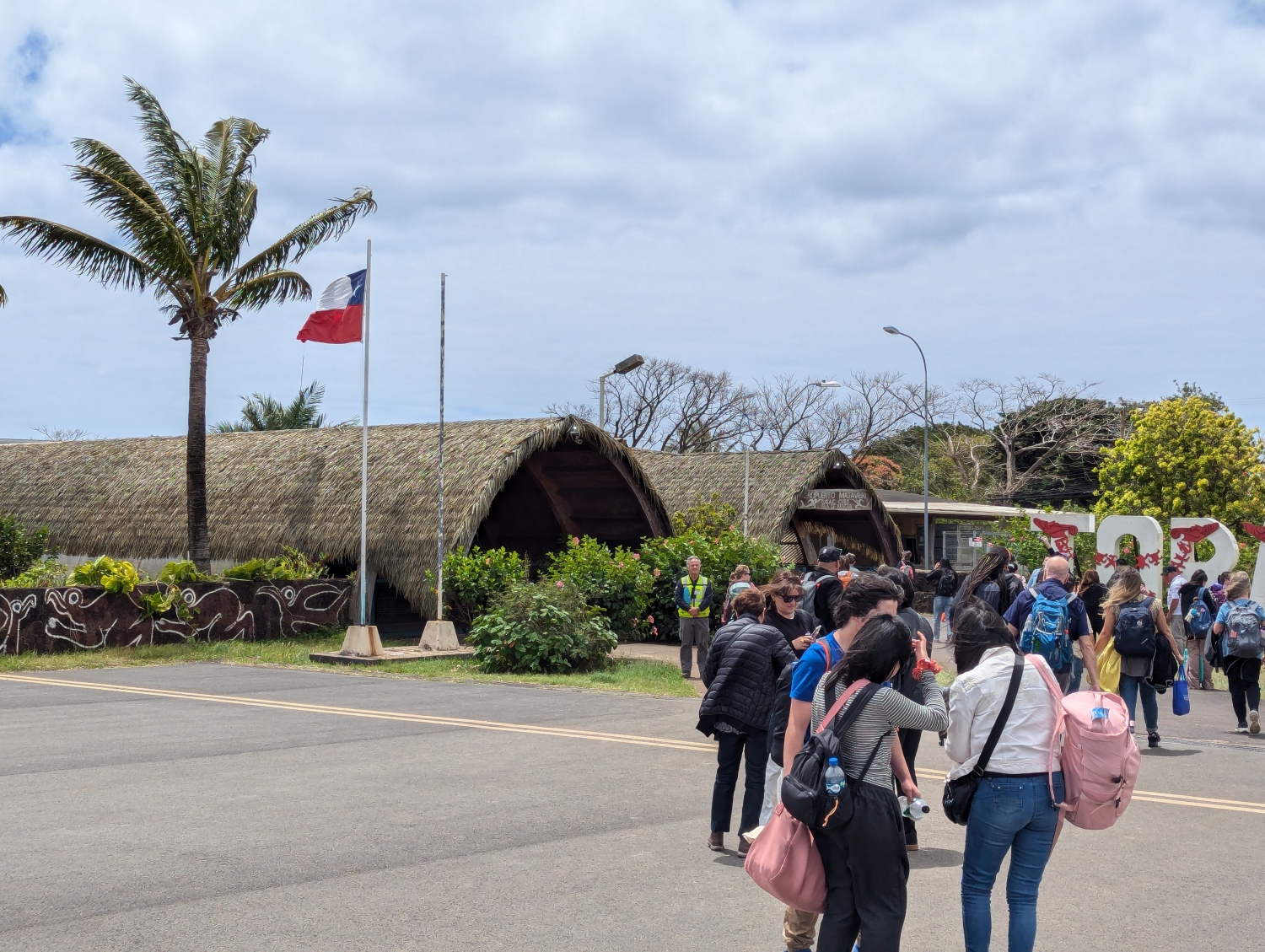 Photo of the airport in Hanga Roa